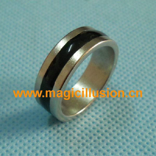 black stripe magnetic rings magic tricks